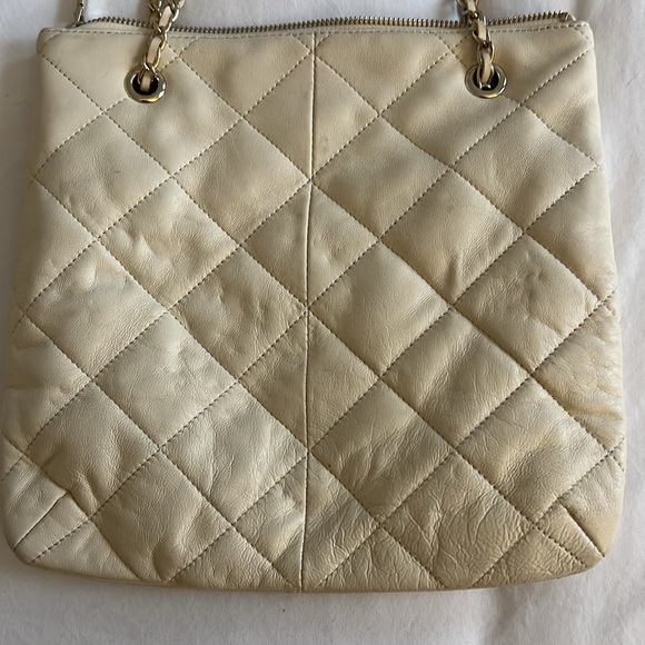 DKNY Offwhite Leather Bag - Picture 6 of 11